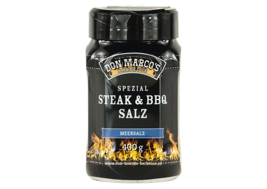 Don Marco`s sea salt - perfect salt for steaks - 400g can