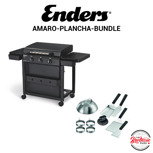 Enders AMARO Plancha Set – Gasplancha inkl. 10-teiligem Grillzubehör (59,90 Ersparnis)