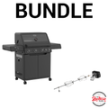 Rösle Gasgrill Allflame Hero 4 inkl. Drehspieß