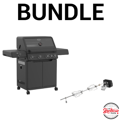 Rösle Gasgrill Allflame Hero 4 inkl. Drehspieß