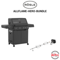 Rösle Gasgrill Allflame Hero 4 inkl. Drehspieß