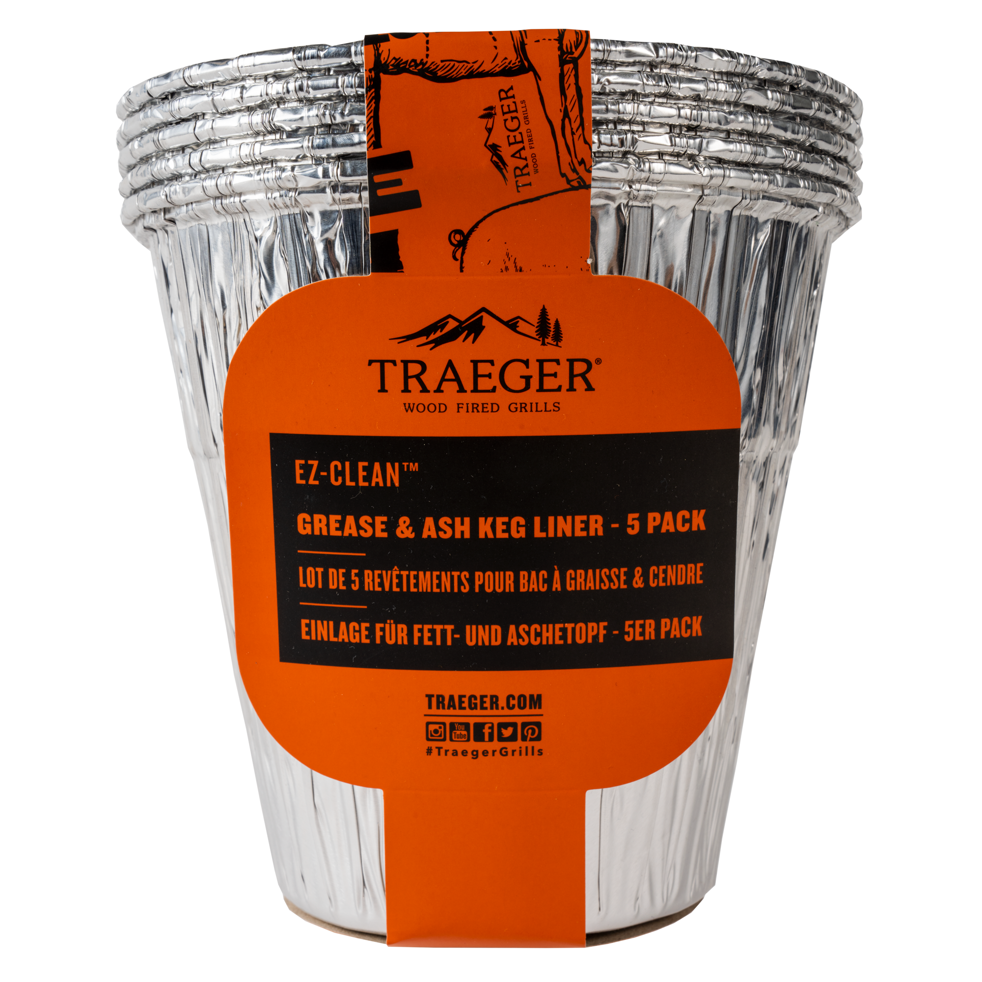 Traeger ALU EINSATZ FÜR FETT & ASCHE BEHÄLTER