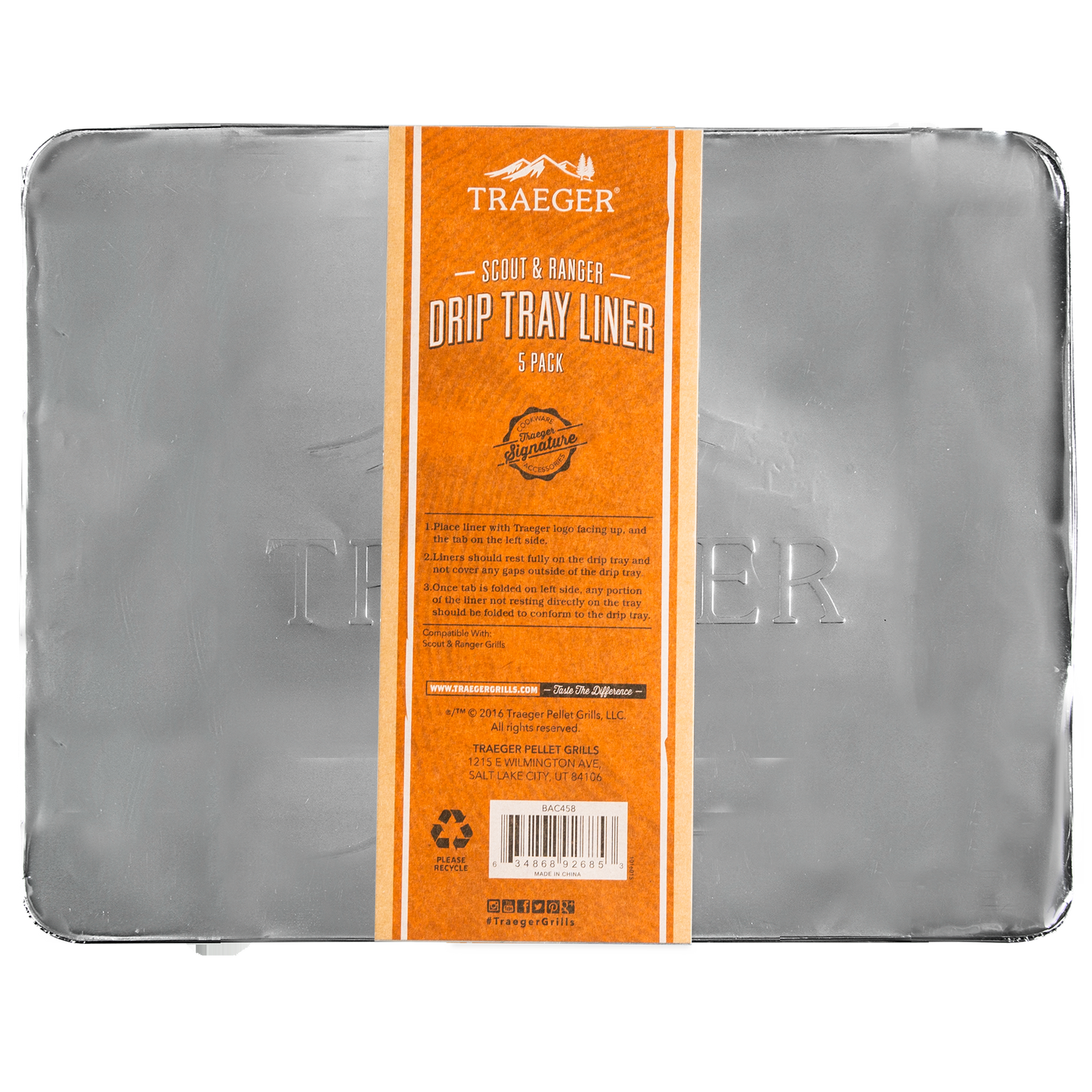 Traeger ABLAUFBLECH-SCHUTZFOLIE FÜR RANGER - 5 PACK