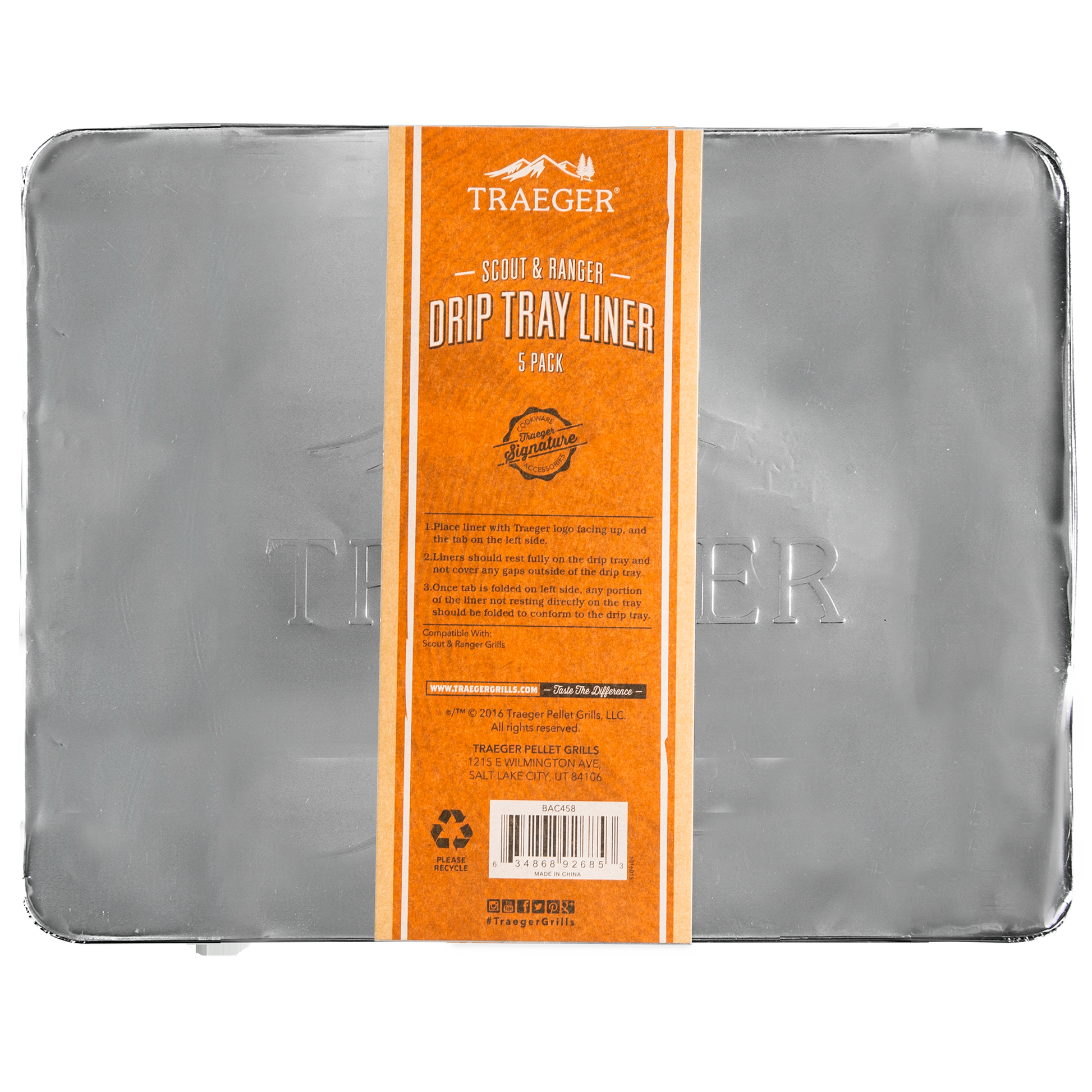 Traeger ABLAUFBLECH-SCHUTZFOLIE FÜR RANGER - 5 PACK