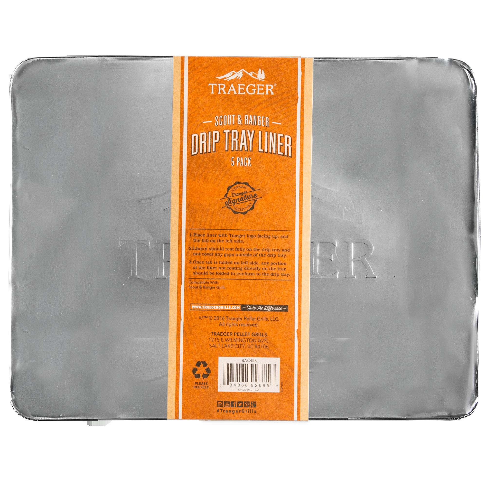 Traeger ABLAUFBLECH-SCHUTZFOLIE FÜR RANGER - 5 PACK