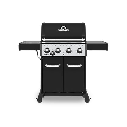 Broil King CROWN 440 Bundle | Gasgrill + Gussplatte + Schutzhülle + Grillzange