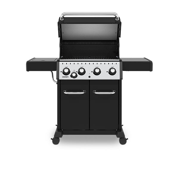 Broil King CROWN 440 Bundle | Gasgrill + Schutzhülle + Grillzange