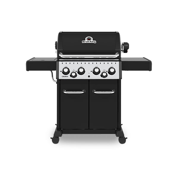 Broil King CROWN 490 Promo Bundle | Gasgrill + inkl. Drehspieß + Gußplatte + Schutzhülle + Grillzange