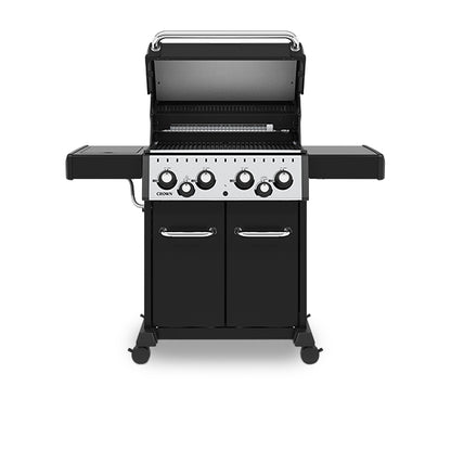 Broil King CROWN 490 Promo Bundle | Gasgrill + inkl. Drehspieß + Gußplatte + Schutzhülle + Grillzange