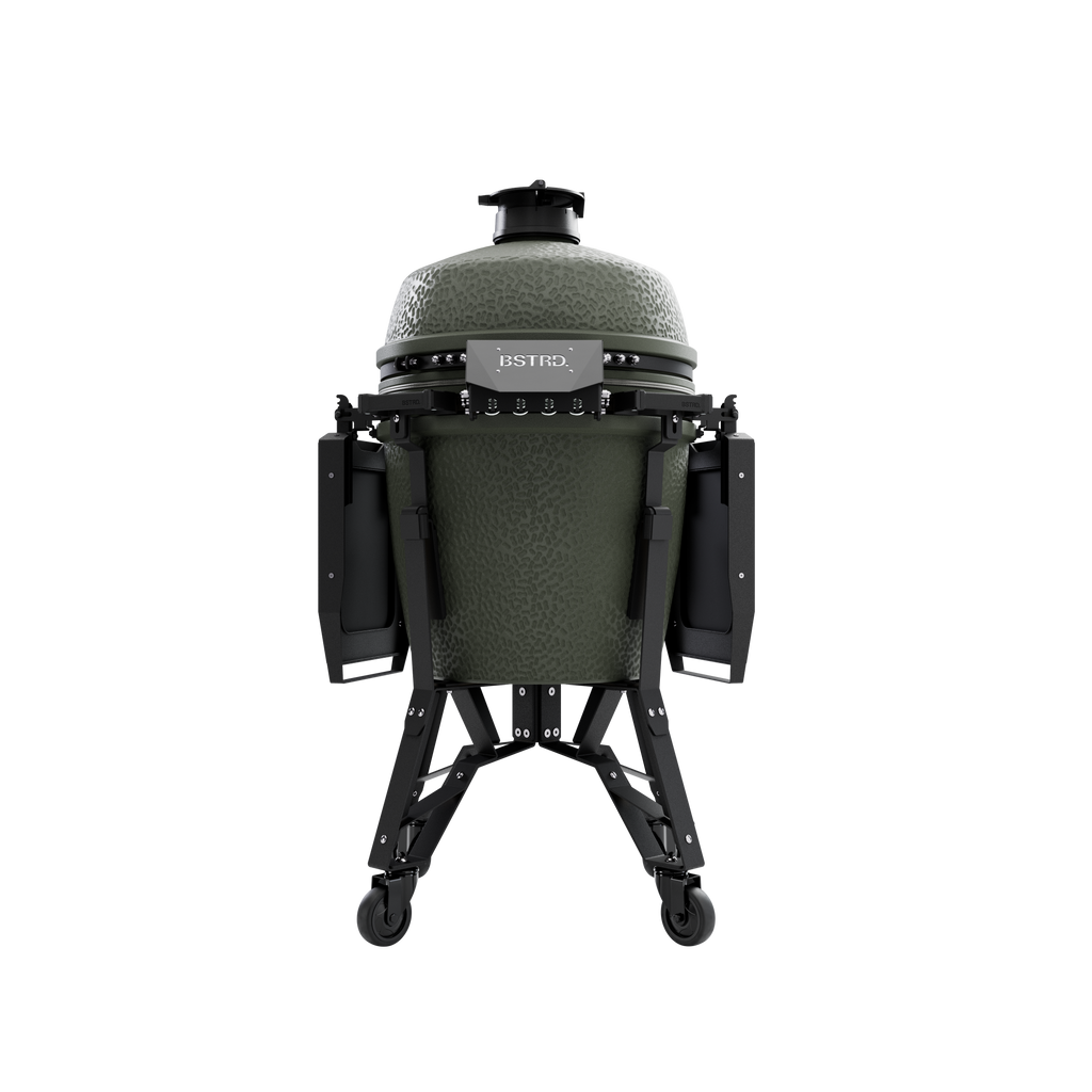 BSTRD. Pro Large Complete Keramikgrill - Alpine Green inkl. One Minute Lighter & 1 Sack Holzkohle