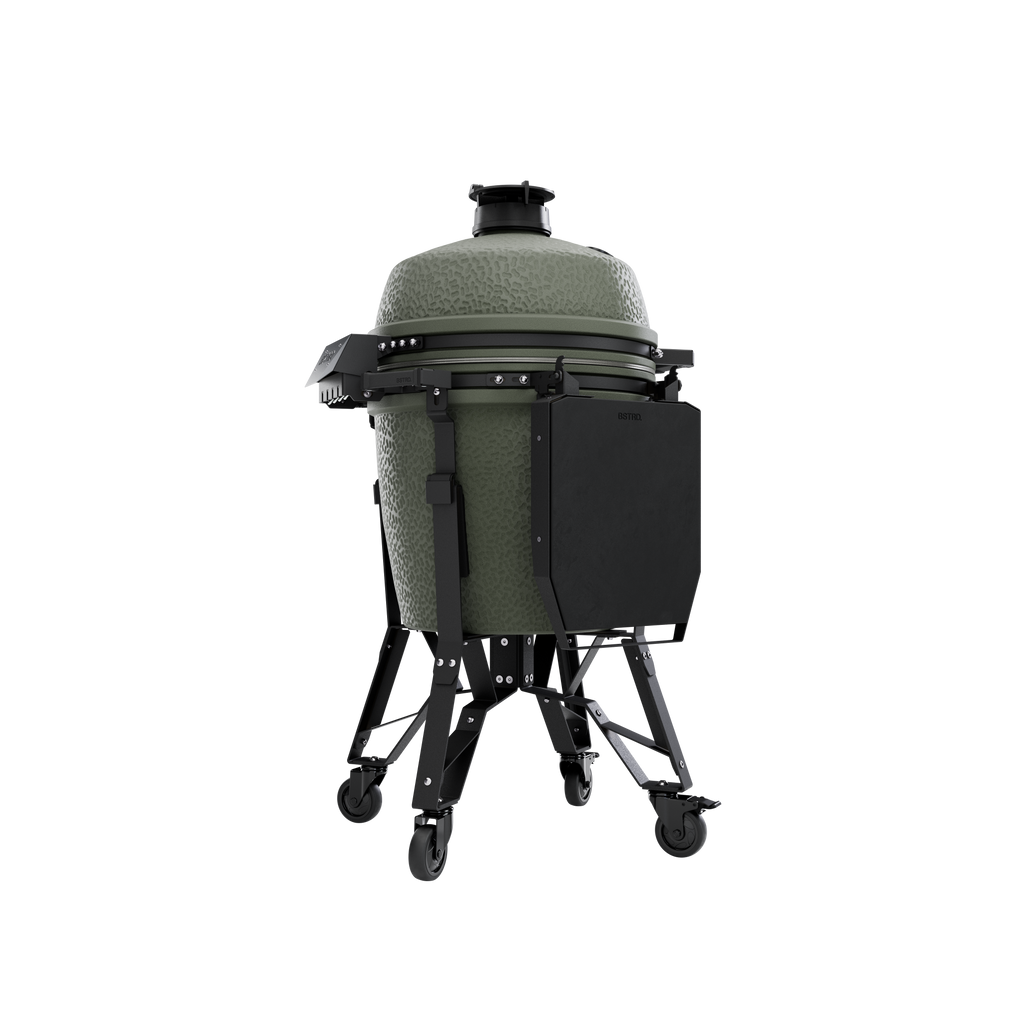 BSTRD. Pro Large Complete Keramikgrill - Alpine Green inkl. One Minute Lighter & 1 Sack Holzkohle