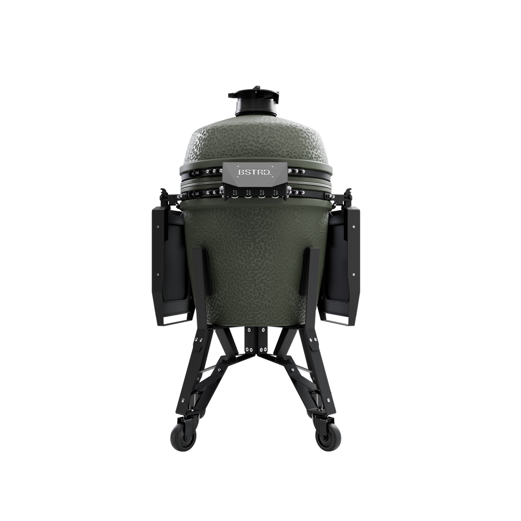 BSTRD. Pro Large Complete Keramikgrill - Alpine Green inkl. One Minute Lighter & 1 Sack Holzkohle