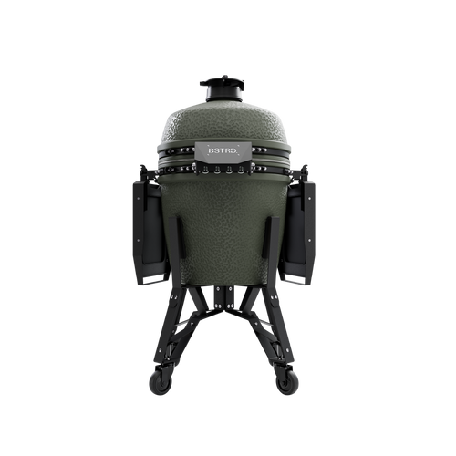 BSTRD. Pro Large Complete Keramikgrill - Alpine Green inkl. One Minute Lighter & 1 Sack Holzkohle