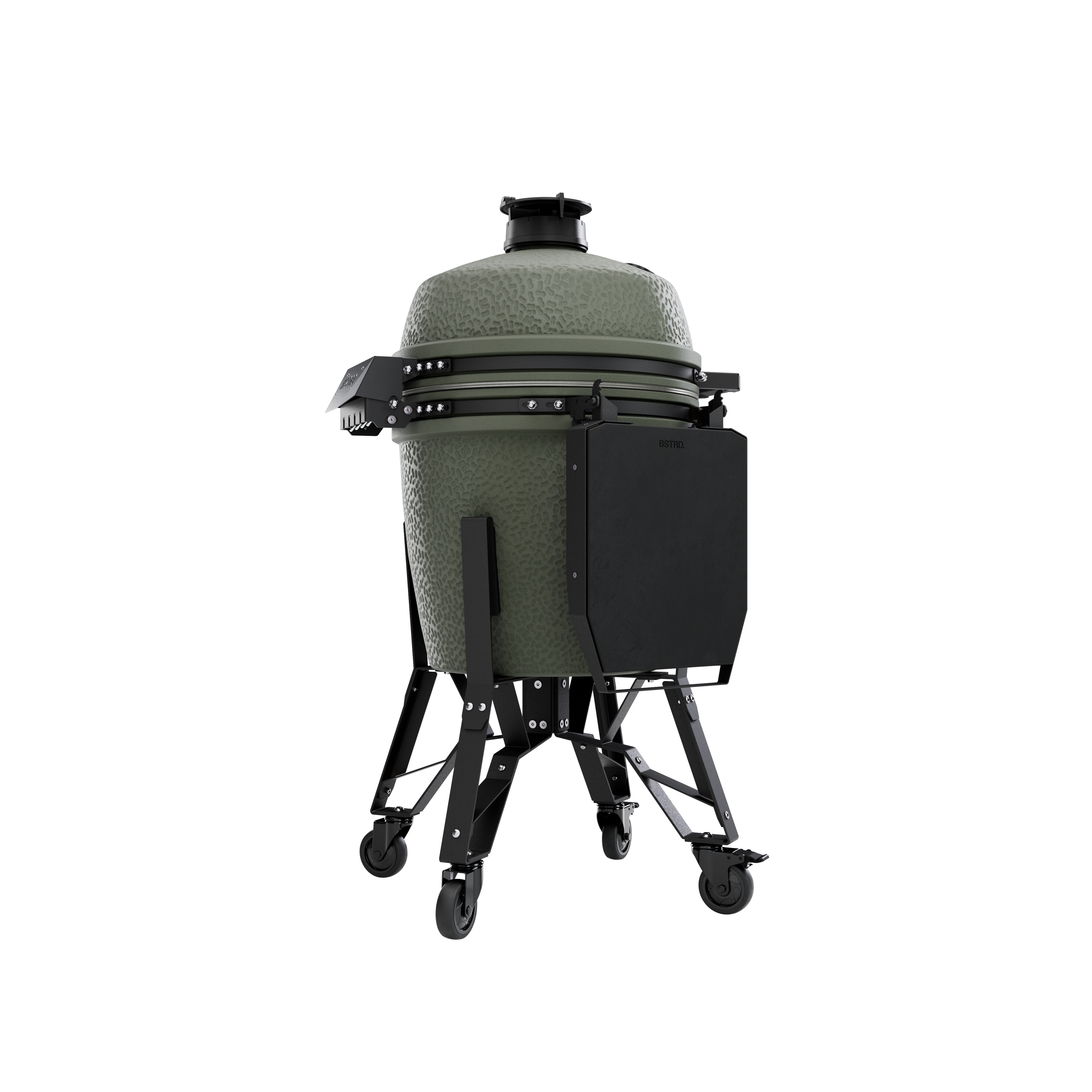 BSTRD. Pro Large Complete Keramikgrill - Alpine Green inkl. One Minute Lighter & 1 Sack Holzkohle