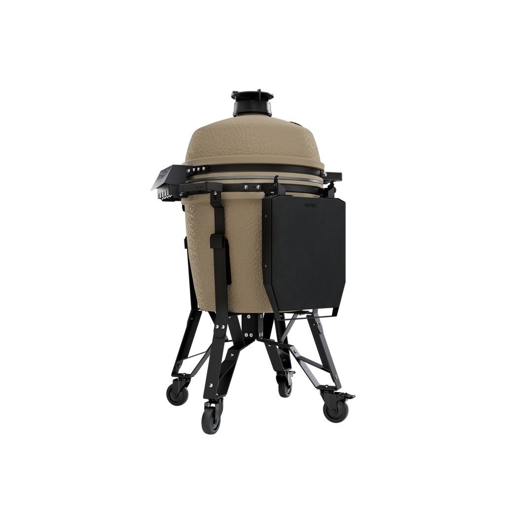 BSTRD. Pro Large Complete Keramikgrill - Desert Sand inkl. One Minute Lighter & 1 Sack Holzkohle