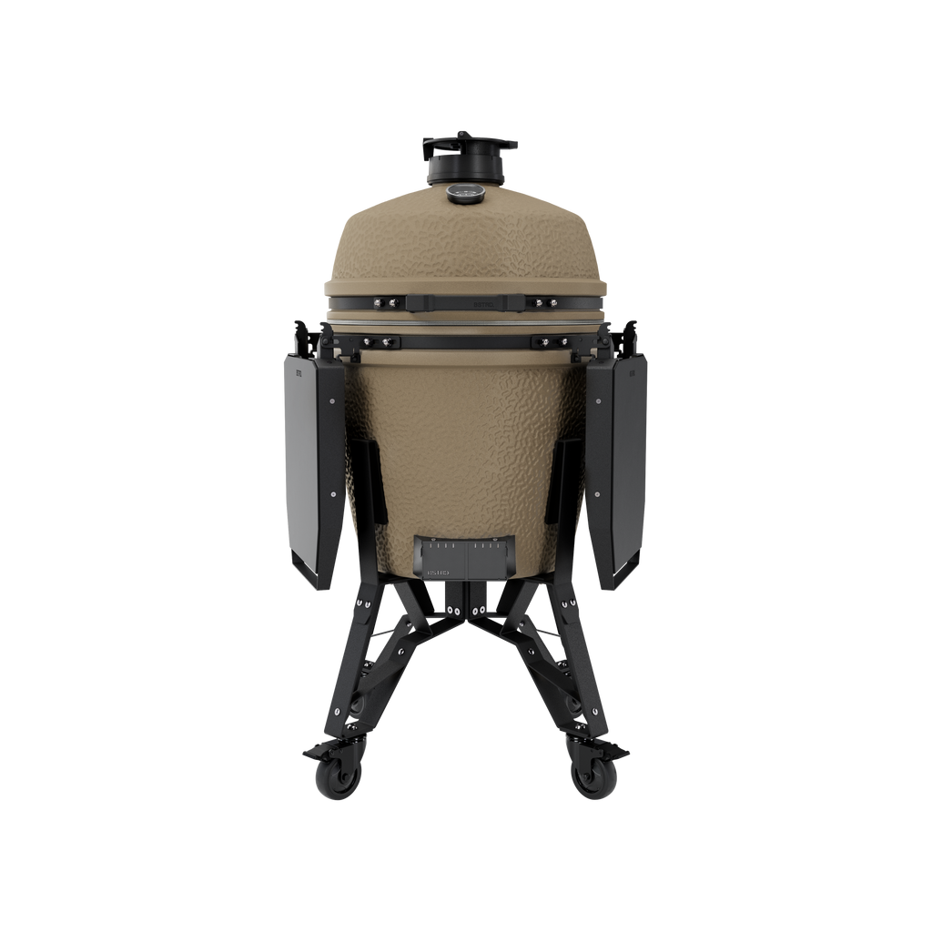 BSTRD. Pro Large Complete Keramikgrill - Desert Sand inkl. One Minute Lighter & 1 Sack Holzkohle