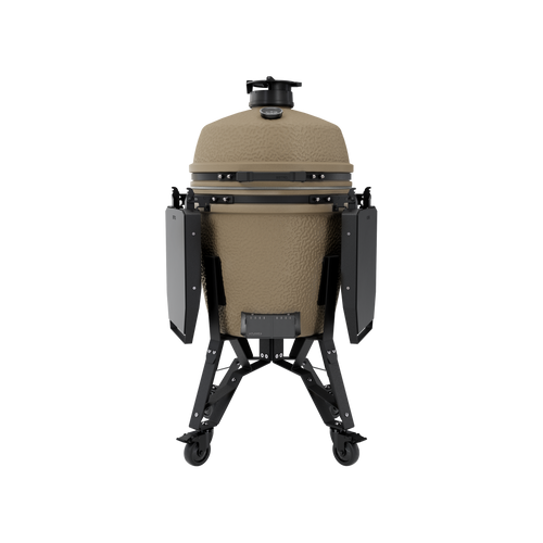 BSTRD. Pro Large Complete Keramikgrill - Desert Sand inkl. One Minute Lighter & 1 Sack Holzkohle