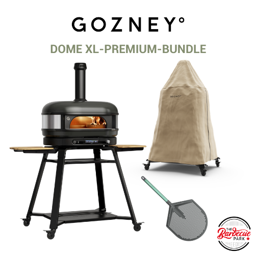 Gozney Dome XL off Black (Gen 2) Bundle inkl. Stand, Abdeckhaube & Pro Pizzaheber