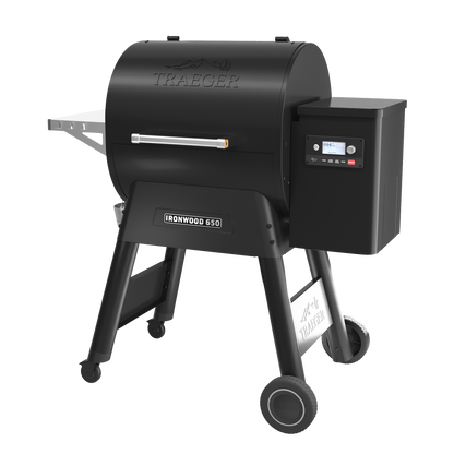 Traeger IRONWOOD 650 - SCHWARZ & Cleancraft Aschesauger