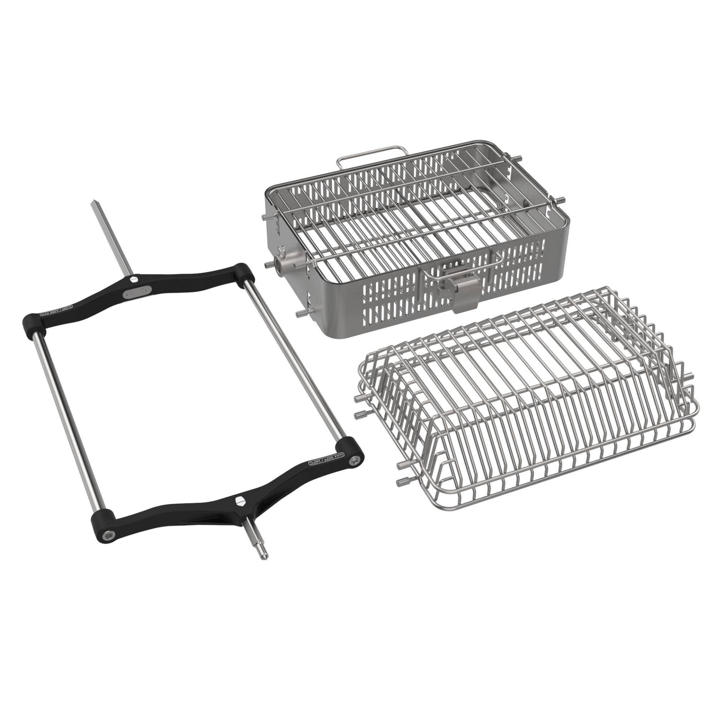 Kamado Joe Tumbler and Flat JoeTisserie Basket Kit - Big Joe and Classic Joe