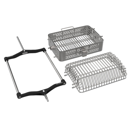 Kamado Joe Tumbler and Flat JoeTisserie Basket Kit - Big Joe and Classic Joe