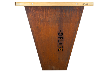 FLARE 80 Original Corten Grill Feuerplatte aus Cortenstahl