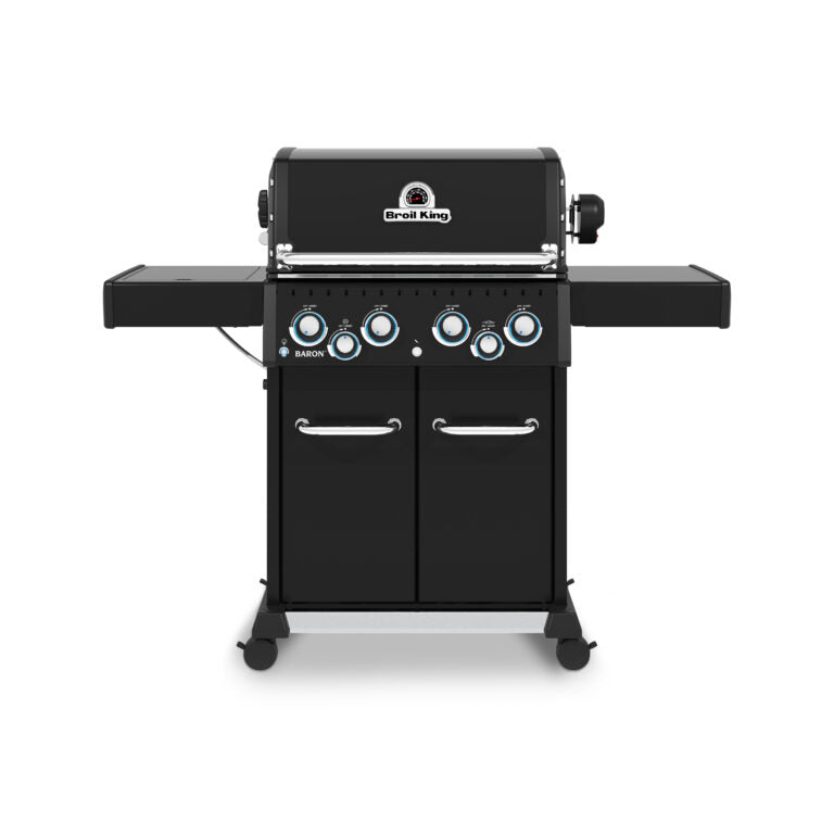 Broil King BARON 490 IR Shadow Gasgrill + inkl. Drehspieß