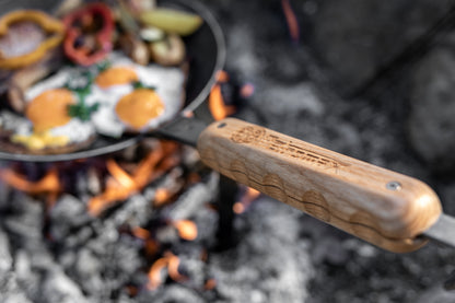 Holzgriff für schmiedeeiserne Pfannen