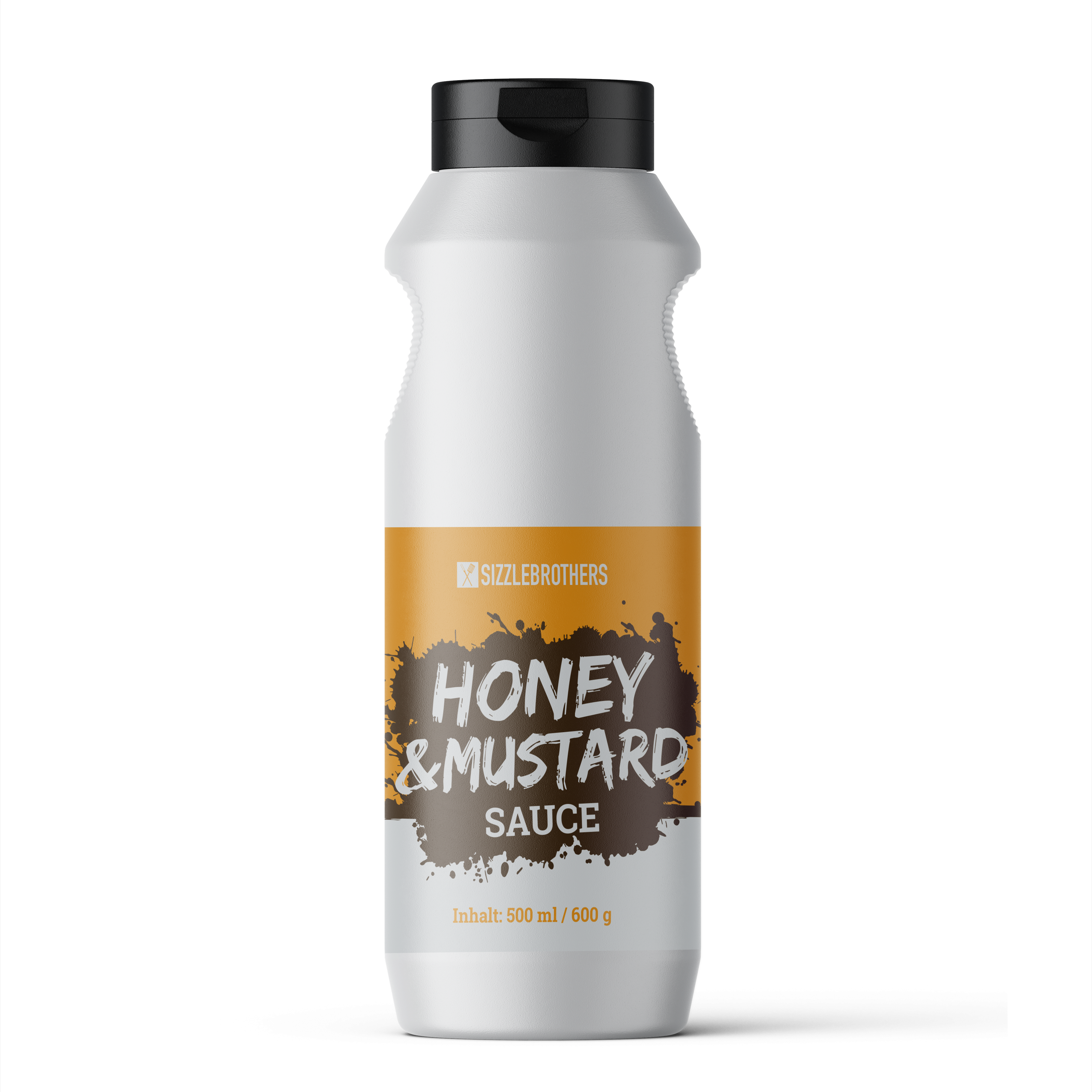 SIZZLEBROTHERS Honey & Mustard BBQ Sauce 500ml Flasche MHD 14.09.2026