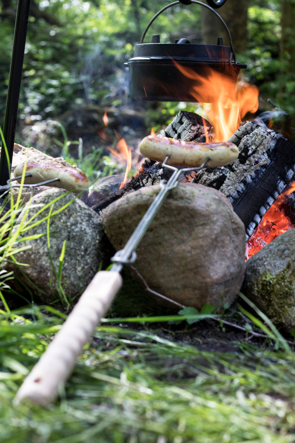 Lagerfeuer-Spieß ls1 (Gabel gerade) 2 Stück