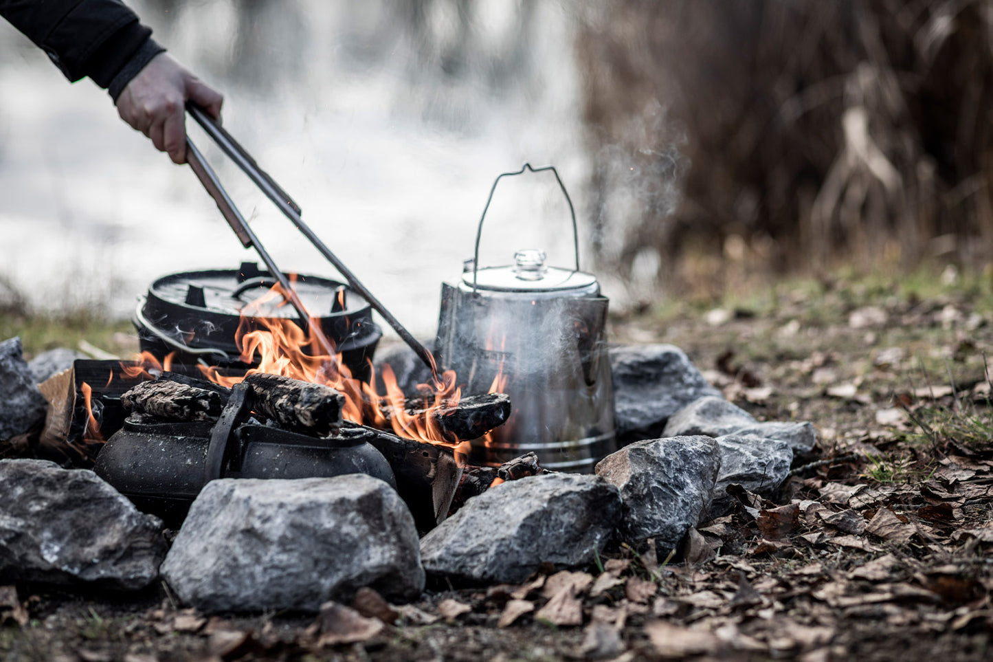 Grill- und Kohlenzange (groß)