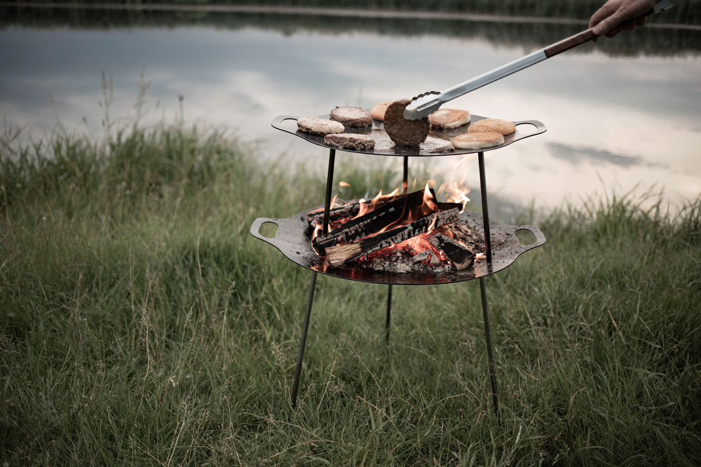 Grill- und Kohlenzange (groß)